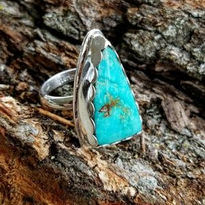 Rob Sherman Studios Kingman Turquoise Ring